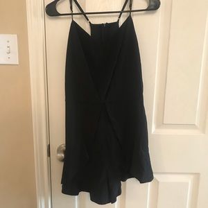 Black shorts romper